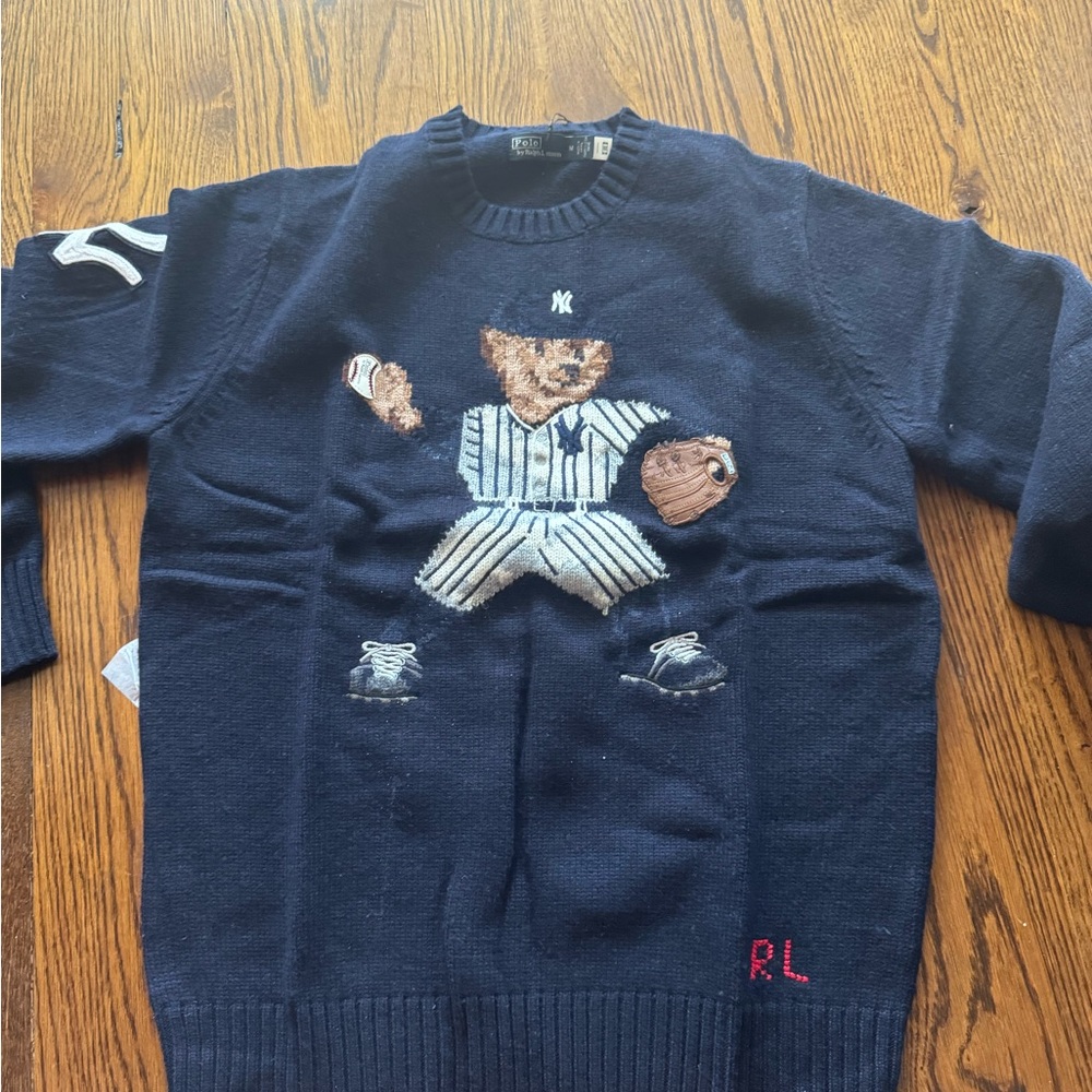 new without tags polo ralph lauren YANKEES sweater
